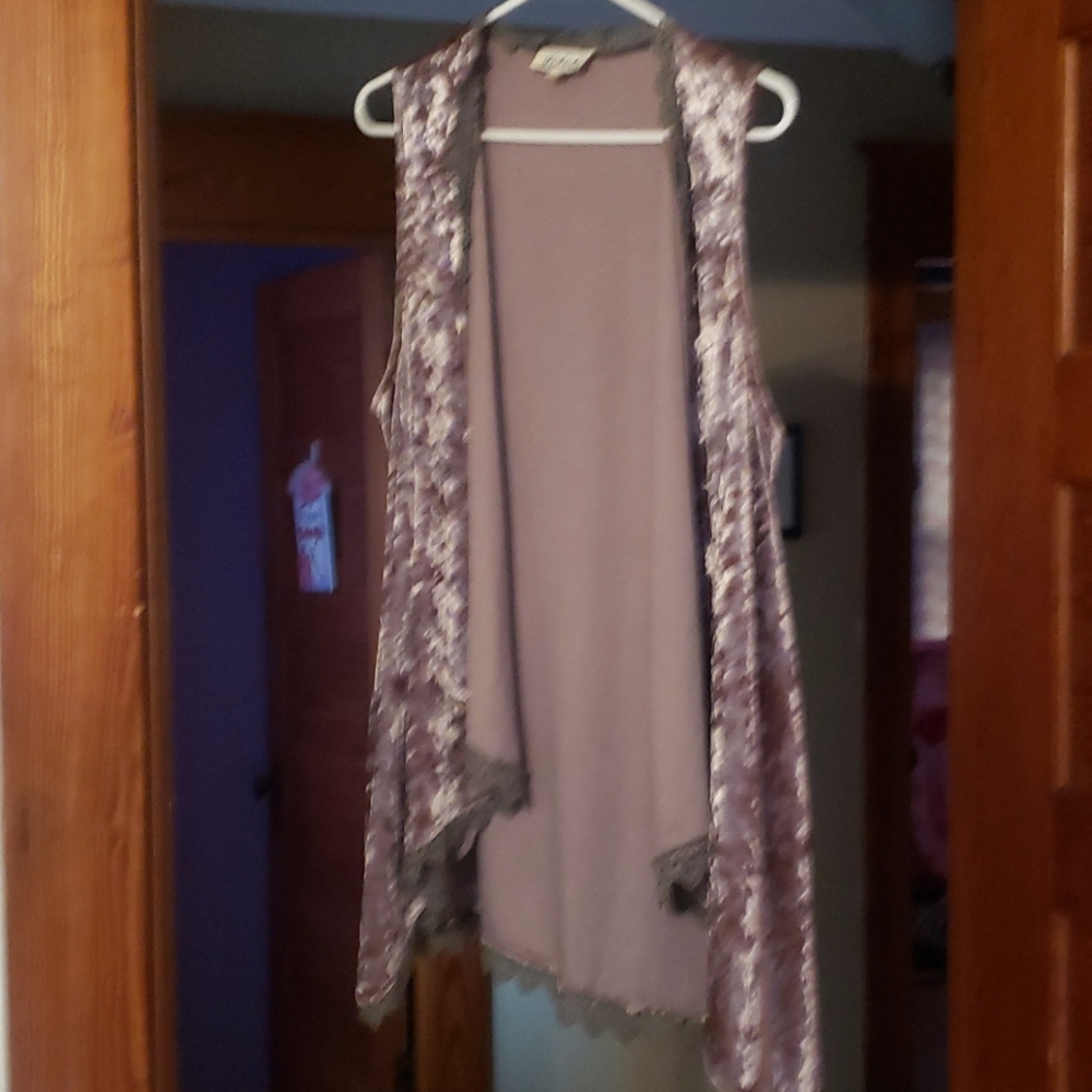 Boutique Velvet Vest
